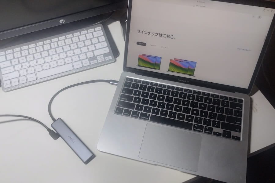 UGREEN Revodok 105経由でM1 MacBook Airを充電